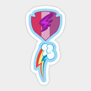 My little Pony - Scootaloo + Rainbow Dash Cutie Mark V2 Sticker